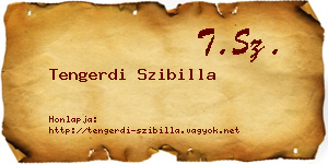 Tengerdi Szibilla névjegykártya